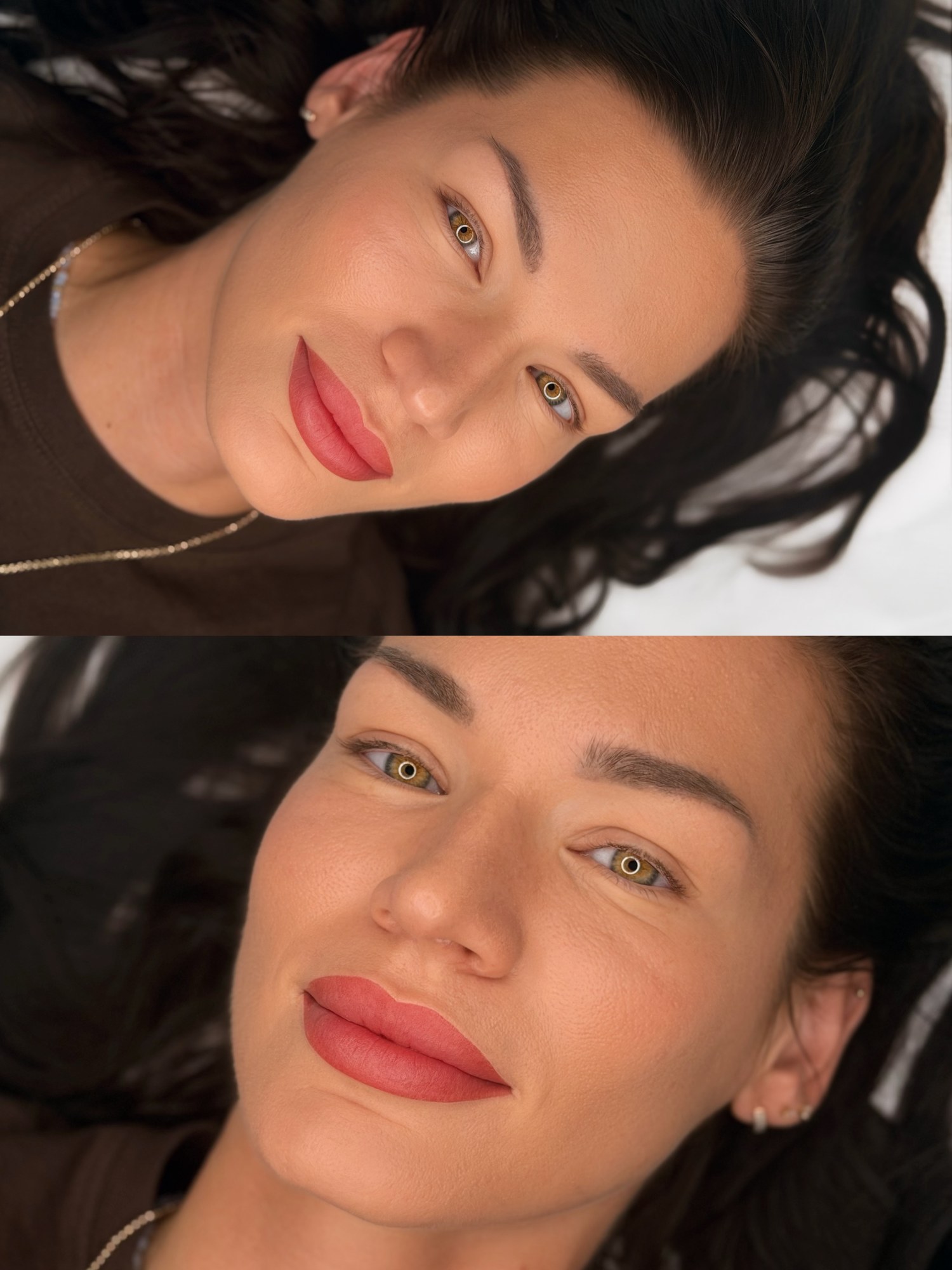 Lip blush healed result