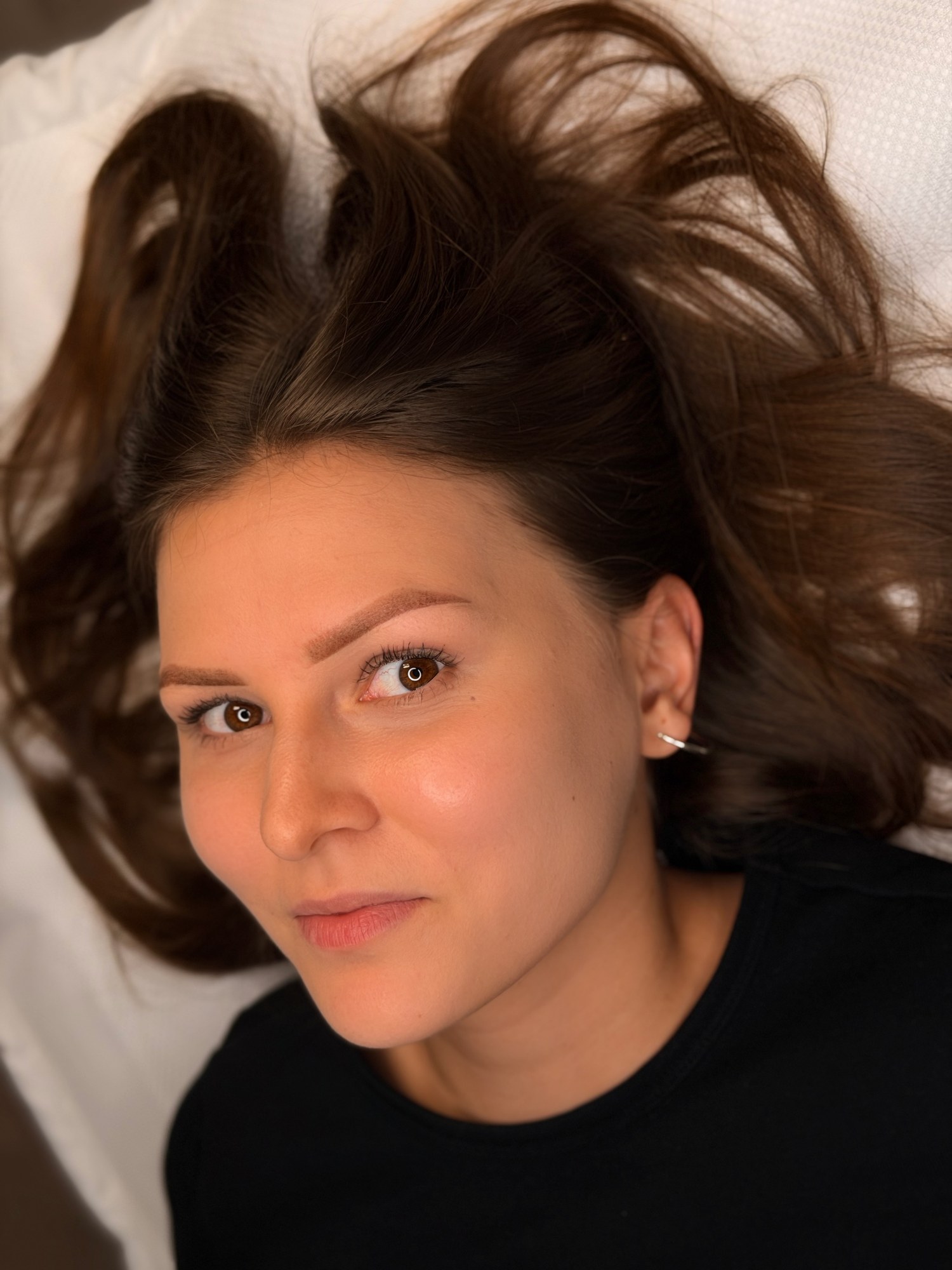 Soft natural healed brows and lip blush — Maria Fink PMU